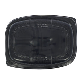 Coperchio PP Traslucido Contenitori 1050/1250ml 255x189x20mm (320 Pezzi)