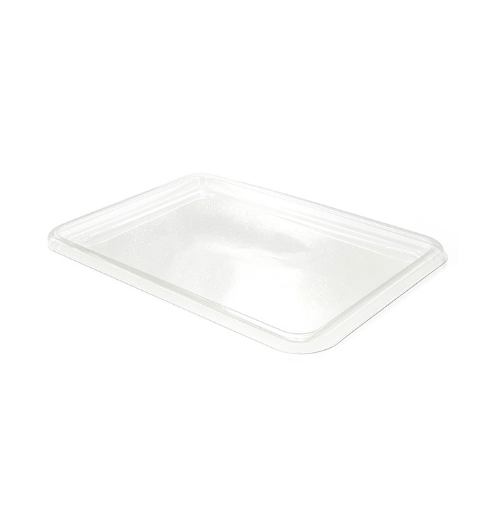 Vassoio Plastica RPET Trasparente 35x24cm (50 Pezzi) Vassoio Plastica RPET Trasparente 35x24cm (50 Pezzi)