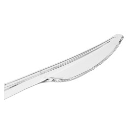 Coltello Riutilizzabile PS "Diamant" Trasparente 180mm (100 Pezzi)
