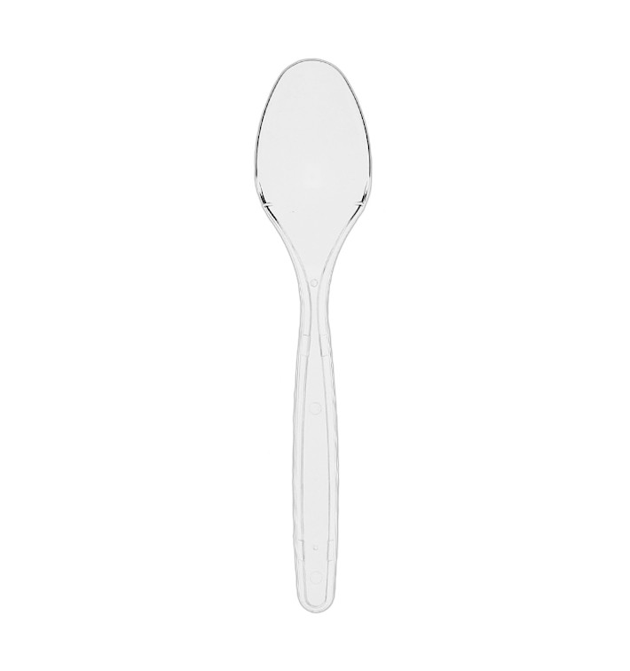 Cucchiaio Riutilizzabile PS "Diamant" Trasparente 180mm (600 Pezzi) Cucchiaio Riutilizzabile PS "Diamant" Trasparente 180mm (600 Pezzi)