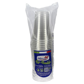 Bicchiere riutilizzabile PS "Diamant" Cristal 300ml Ø8cm (400 Pezzi)