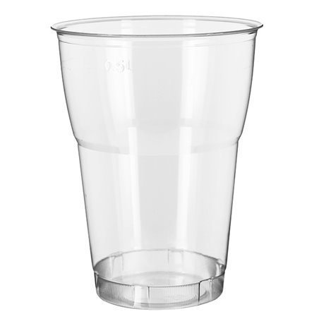 Bicchiere di Plastica Riutilizzabile PS Cristal "Diamant" 600ml (250 Pezzi)
