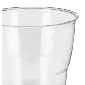 Bicchiere riutilizzabile PS "Diamant" Cristal 600ml Ø9,4cm (25 Pezzi)