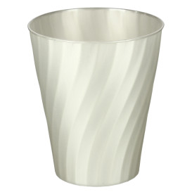 Bicchiere di Plastica PP "X-Table" Perla 320ml (8 Pezzi)