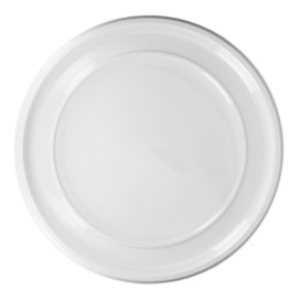 Piatto Riutilizzabile PS Rotondo Bianco Ø32cm (180 Pezzi)