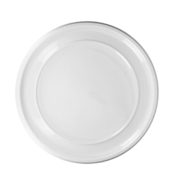 Piatto Riutilizzabile PS Rotondo Bianco Ø32cm (180 Pezzi) Piatto Riutilizzabile PS Rotondo Bianco Ø32cm (180 Pezzi)