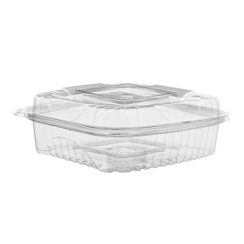 Contenitore Coperchio Cerniera PLA 20,0x20,0x7,5cm (80 Pezzi)