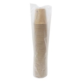 Bicchiere Carta 3 Oz/100ml Kraft-Kraft Ø5,8cm (50 Pezzi)