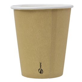 Bicchiere Carta 9 Oz/280ml Kraft-Kraft Ø8,1cm (1.000 Pezzi)