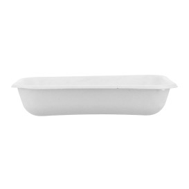 Contenitori Ecologico Bianco 470ml 18,0x12,0x4,0cm (50 Pezzi)