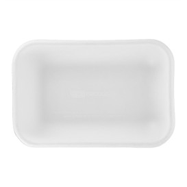 Contenitori Ecologico Bianco 470ml 18,0x12,0x4,0cm (50 Pezzi)