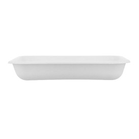 Contenitori Ecologico Bianco 710ml 21,5x14,0x4,0 cm (50 Pezzi)