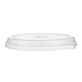Coperchio RPET Trasparente Contenitori Ecologico Ovale 710, 940 ml (300 Pezzi)