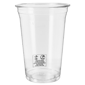 Bicchiere PLA Bio Trasparente 550ml Ø9,5cm (1120 Pezzi)