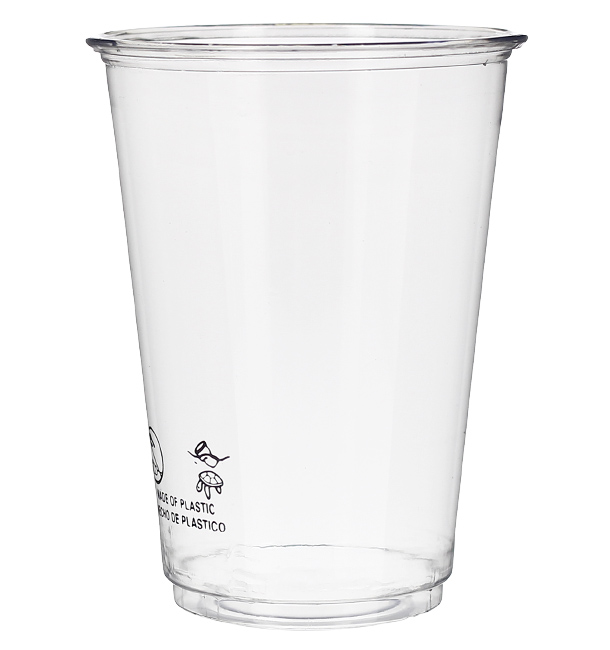 Bicchiere di Plastica Rigida in PET 9Oz/280ml Ø7,5cm (1.000 Pezzi)