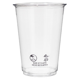 Bicchiere di Plastica Rigida in PET 9Oz/280ml Ø7,5cm (50 Pezzi)