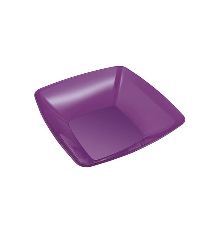 Ciotola Plastica PS Glas Prugna 480ml 14x14cm Ciotola Plastica PS Glas Prugna 480ml 14x14cm