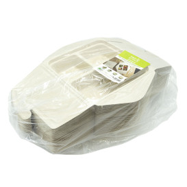 Contenitori Canna Zucchero 3S MenuBox 21x21x4cm 900ml (100 Pezzi)