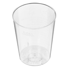 Bicchiere di Plastica Rigida Trasparente PS 40 ml (2000 Pezzi)