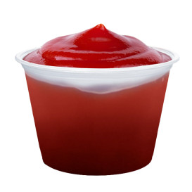 Contenitore per Salse PP Tras. 165ml Ø7,3cm (125 Pezzi)