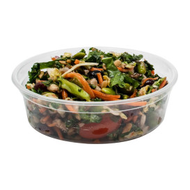 Contenitore di Plastica PP "Deli" 8Oz/266ml Trasp. Ø120mm (500 Pezzi)