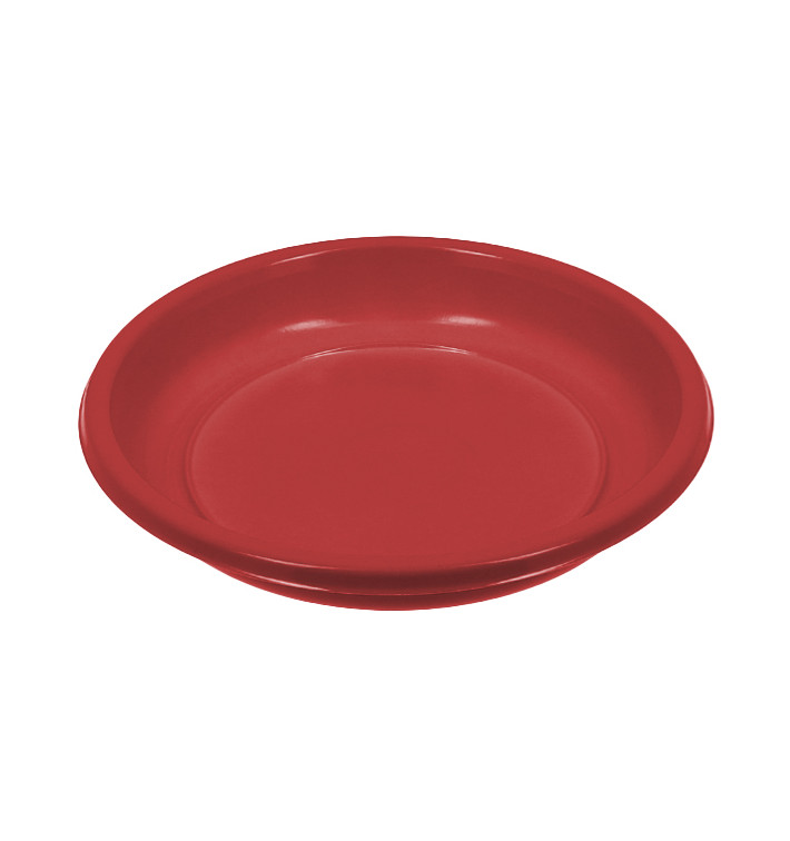 Piatto Fondo Riutilizzabile Economico PS Rosso Ø20,5cm (25 Pezzi) Piatto Fondo Riutilizzabile Economico PS Rosso Ø20,5cm (25 Pezzi)