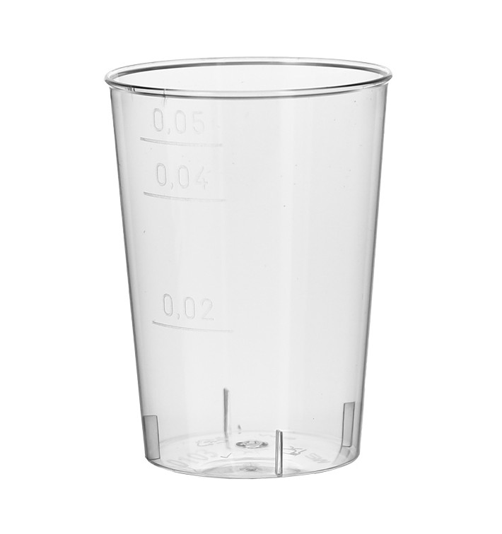 Bicchiere di Plastica Rigida Trasparente 50 ml (1600 Pezzi) Bicchiere di Plastica Rigida Trasparente 50 ml (1600 Pezzi)