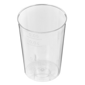 Bicchiere di Plastica Rigida Trasparente 50 ml (1600 Pezzi)