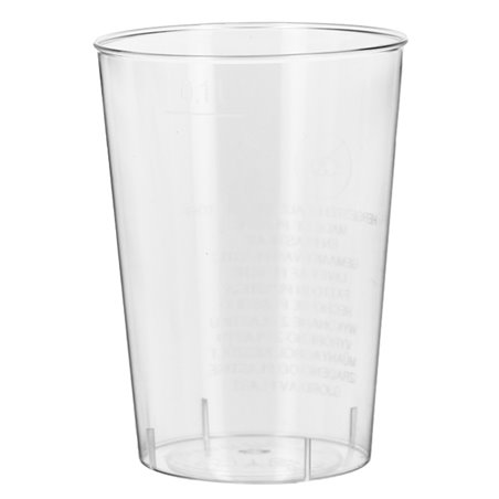 Bicchiere Plastica Rigida Trasparente PS 130ml (40 Pezzi)