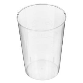 Bicchiere Plastica Rigida Trasparente PS 100 ml (40 Pezzi)