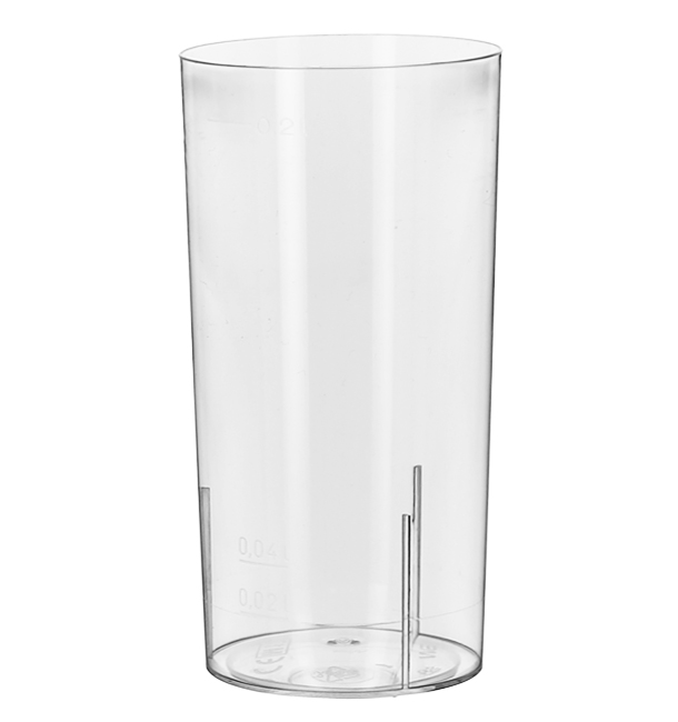 Bicchiere di Plastica Rigida Whisky PS 200 ml (500 Pezzi) 