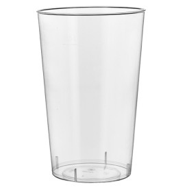 Bicchiere di Plastica Rigida Trasparente PS 500 ml (30 Pezzi)