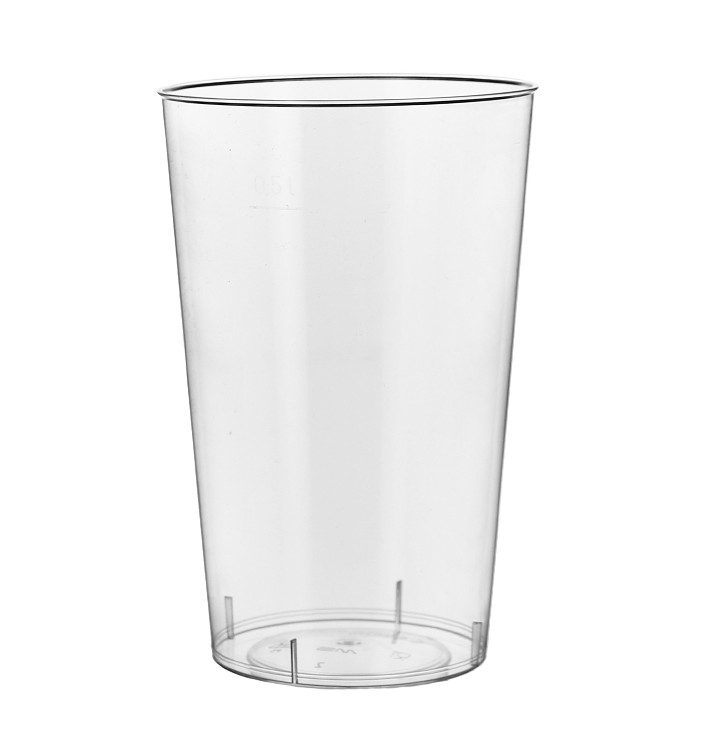 Bicchiere di Plastica Rigida Trasparente PS 500 ml (30 Pezzi) Bicchiere di Plastica Rigida Trasparente PS 500 ml (30 Pezzi)