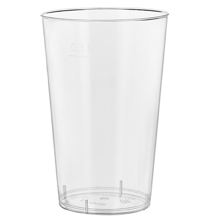 Bicchiere di Plastica Rigida Trasparente PS 300 ml (25 Pezzi) Bicchiere di Plastica Rigida Trasparente PS 300 ml (25 Pezzi)