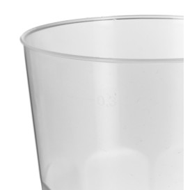 Bicchiere Plastica "Deco" PP Trasparente 300 ml (450 Pezzi)