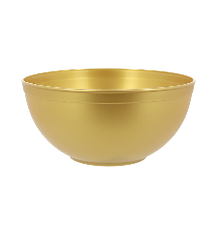 Ciotola Riutilizzabile Durable PP Mineral Oro 2l Ø20cm (36 Pezzi) Ciotola Riutilizzabile Durable PP Mineral Oro 2l Ø20cm (36 Pezzi)