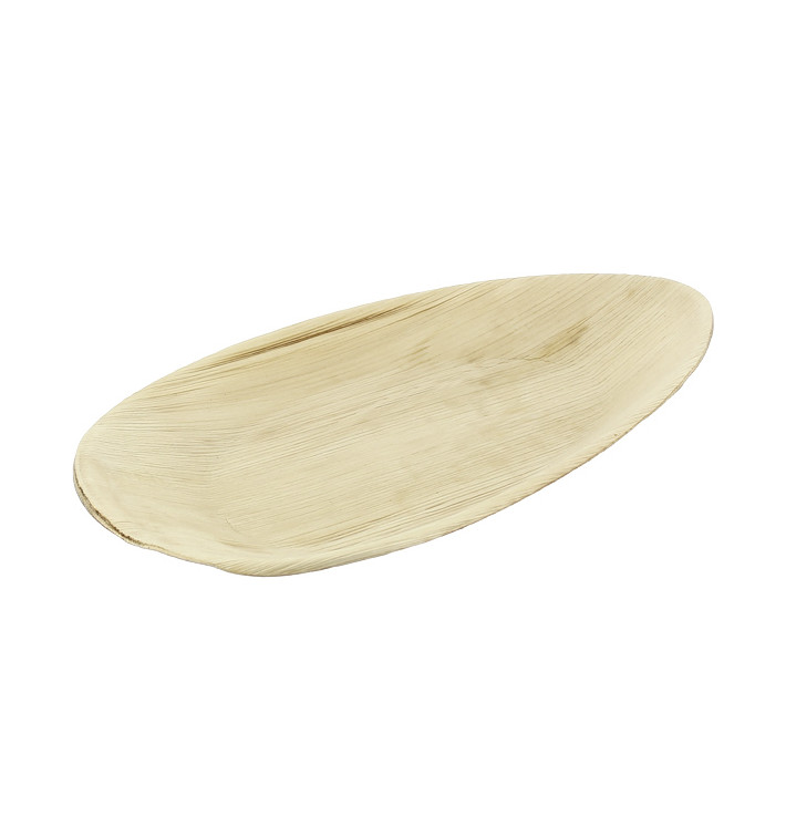 Vassoi Ovale di Foglia di Palma 30x16cm (25 Pezzi) Vassoi Ovale di Foglia di Palma 30x16cm (25 Pezzi)