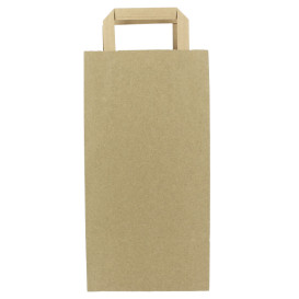 Sacchetti per bottiglie Carta kraft 19+8x37cm (50 Pezzi)