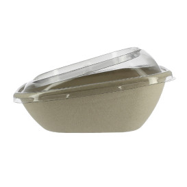 Contenitori Canna Zucchero e Coperchio 750ml 190x190x80mm (90 Pezzi)