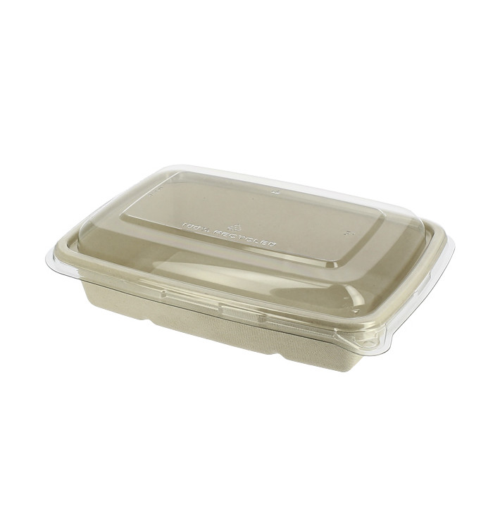 Contenitori Canna Zucchero con Coperchio 950ml 230x160x60mm (15 Pezzi) Contenitori Canna Zucchero con Coperchio 950ml 230x160x60mm (15 Pezzi)