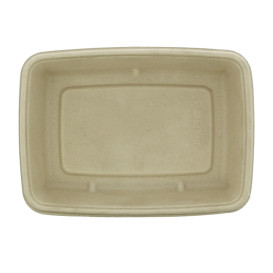 Contenitori Canna Zucchero con Coperchio 950ml 230x160x60mm (15 Pezzi)