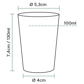 Bicchiere Plastica Rigida Trasparente PS 230ml (40 Pezzi)
