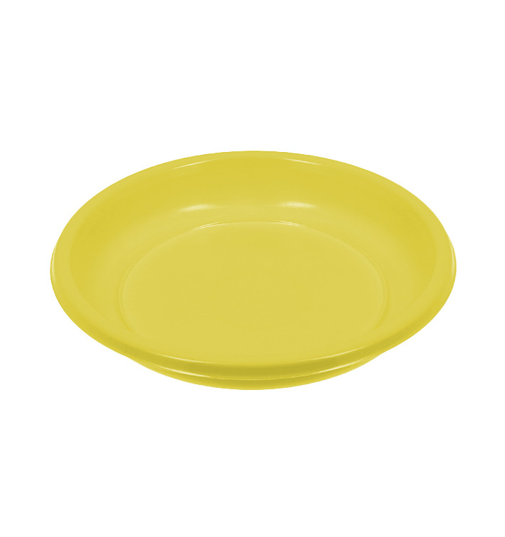 Piatto Fondo Riutilizzabile Economico PS Giallo Ø20,5cm (25 Pezzi) Piatto Fondo Riutilizzabile Economico PS Giallo Ø20,5cm (25 Pezzi)