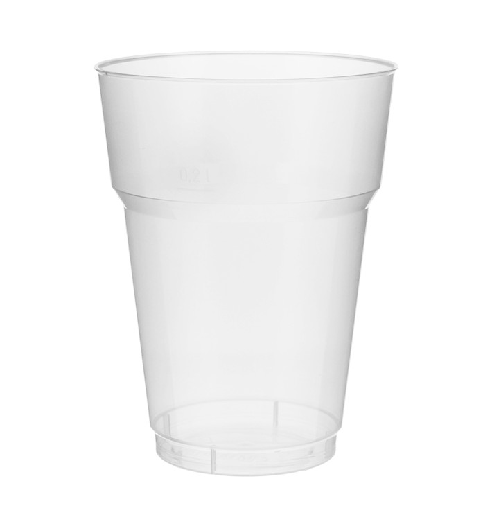 Bicchiere Plastica PP Trasparente 200 ml (40 Pezzi) Bicchiere Plastica PP Trasparente 200 ml (40 Pezzi)