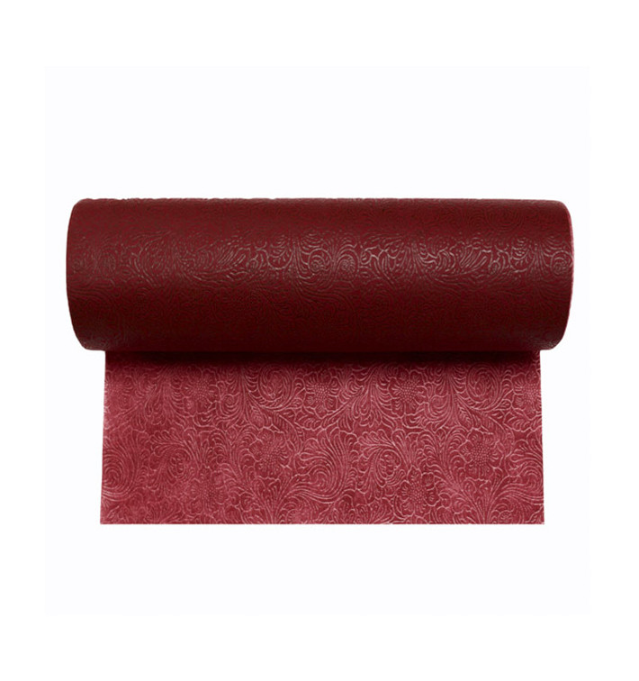 Tovaglia Rotolo Non Tessuto PLUS Bordò 1,2x50m P40cm (1 Pezzo) Tovaglia Rotolo Non Tessuto PLUS Bordò 1,2x50m P40cm (1 Pezzo)