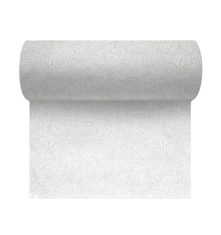 Tovaglia Rotolo Non Tessuto PLUS Bianco 1,2x45m P40cm (6 Pezzi) Tovaglia Rotolo Non Tessuto PLUS Bianco 1,2x45m P40cm (6 Pezzi)