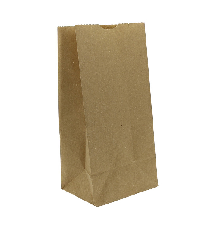Sacchetto di Carta Kraft Marrone 45g/m² 12+8x24cm (25 Pezzi) Sacchetto di Carta Kraft Marrone 45g/m² 12+8x24cm (25 Pezzi)