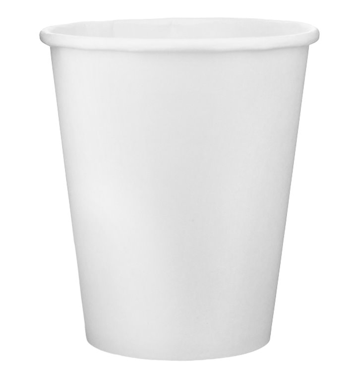 Bicchiere di Carta 9 Oz/280ml Bianco Ø8,0cm (600 Pezzi) Bicchiere di Carta 9 Oz/280ml Bianco Ø8,0cm (600 Pezzi)