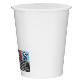 Bicchiere di Carta 6Oz/180ml Bianco Ø7,0cm (1.000 Pezzi)
