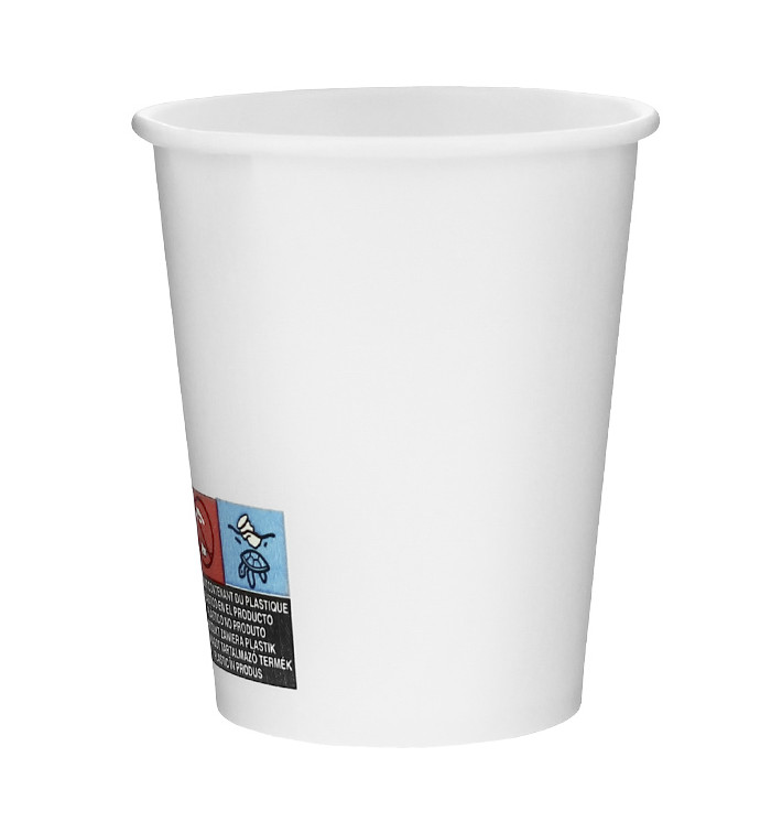 Bicchiere di Carta 6Oz/180ml Bianco Ø7,0cm (50 Pezzi) Bicchiere di Carta 6Oz/180ml Bianco Ø7,0cm (50 Pezzi)